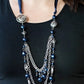 All the trimmings blue necklace (vintage)