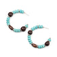 Definitely Down-To-Earth - Blue earrings