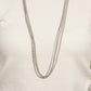 Undauntingly Urban - White Necklace