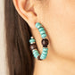 Definitely Down-To-Earth - Blue earrings