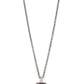 Let Your HEIR Down - Red Emerald Cut Gem - Necklace  (Vintage)