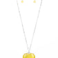 Warmhearted Glow - Yellow necklace