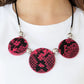 Necklace ~ Viper Pit - Pink(vintage)
