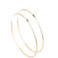 Diamondback Diva - Gold Hoop Earrings