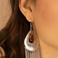 Earring ~ Scattered Storms - Orange