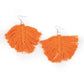 Earring ~ Macrame Mamba - Orange