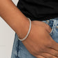 Sleek Sparkle - White bracelet